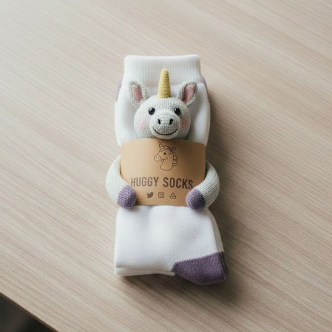 HUGGY Socks Unicorn