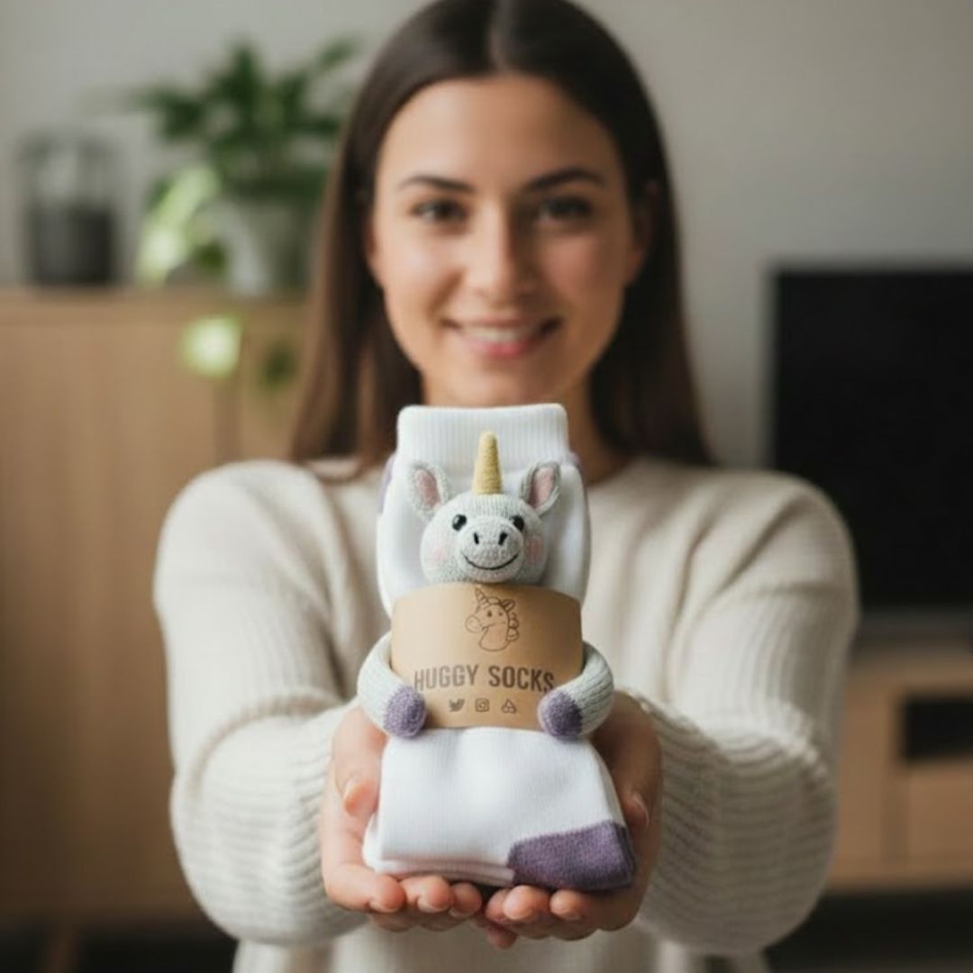 HUGGY Socks Unicorn