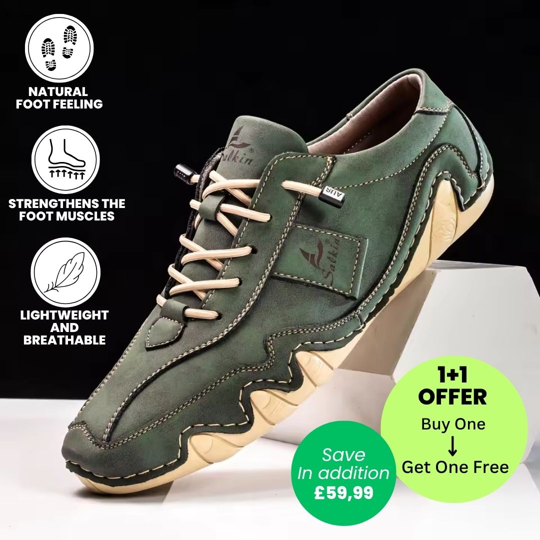 Ibex - ergonomic, pain relieving & waterproof leather barefoot shoe - Limited Edition (Buy One, Get One Free)