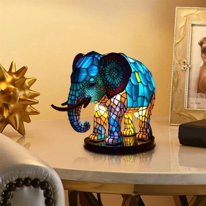 Light Elephant - a handmade lamp that makes hearts shine