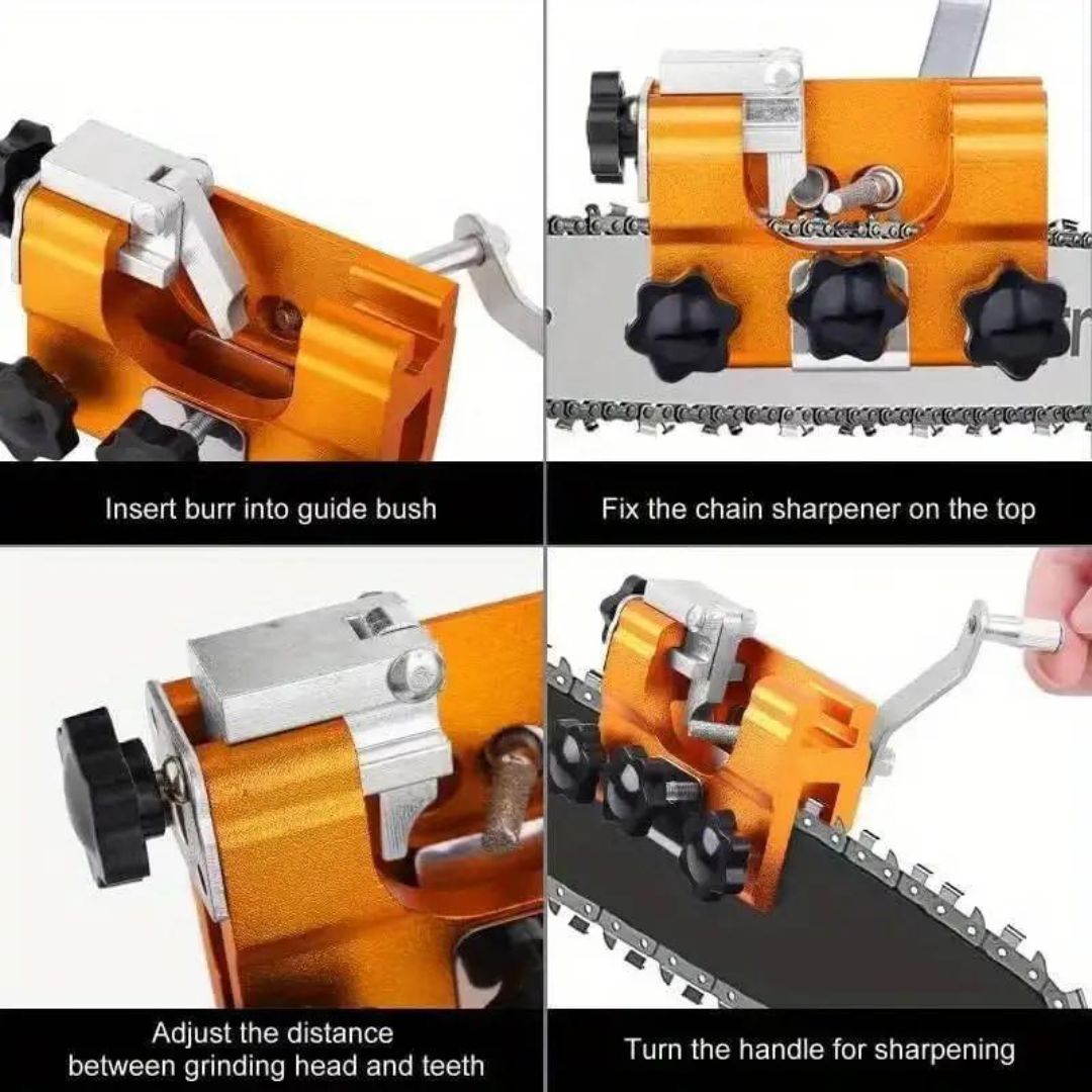 SuperChain - the original - universal chain sharpener for every chainsaw