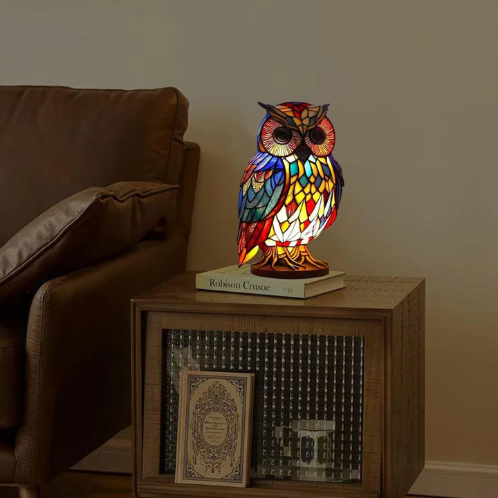 Light Owl - handmade lamp that makes hearts shine