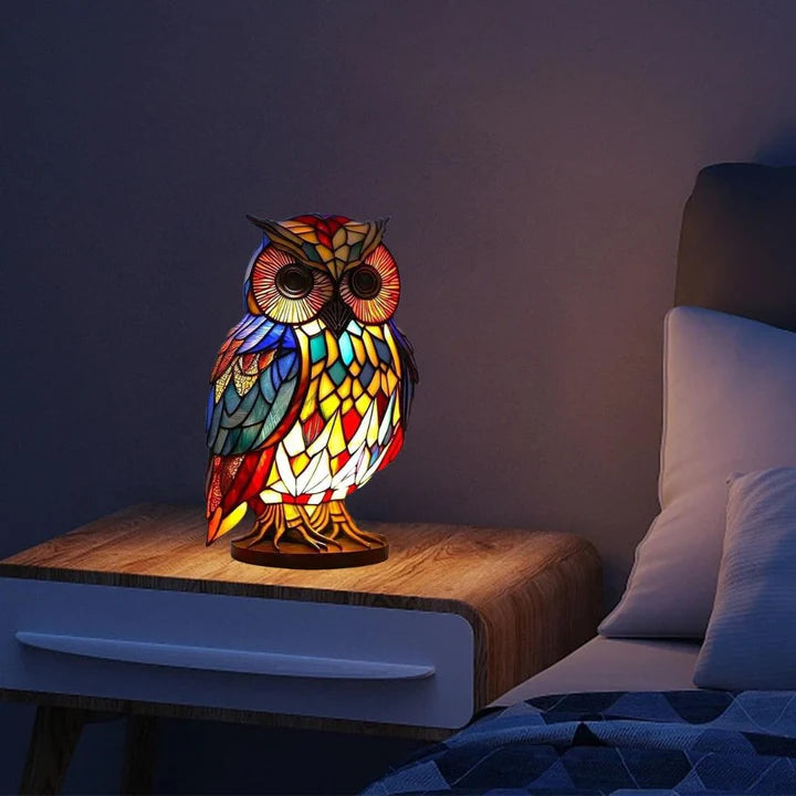 Light Owl - handmade lamp that makes hearts shine