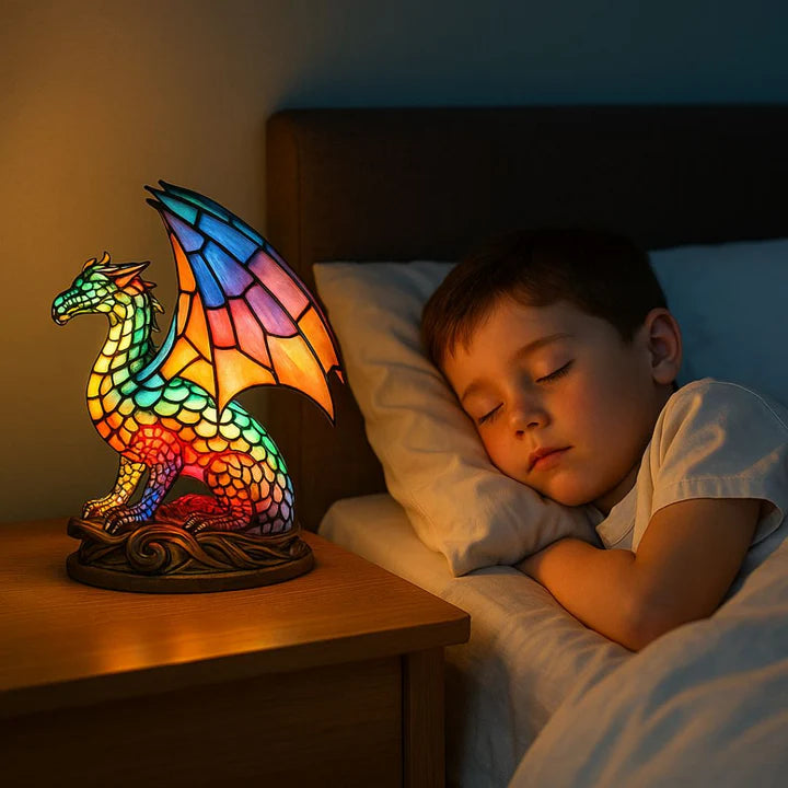 Light Dragon - handmade lamp that makes hearts shine