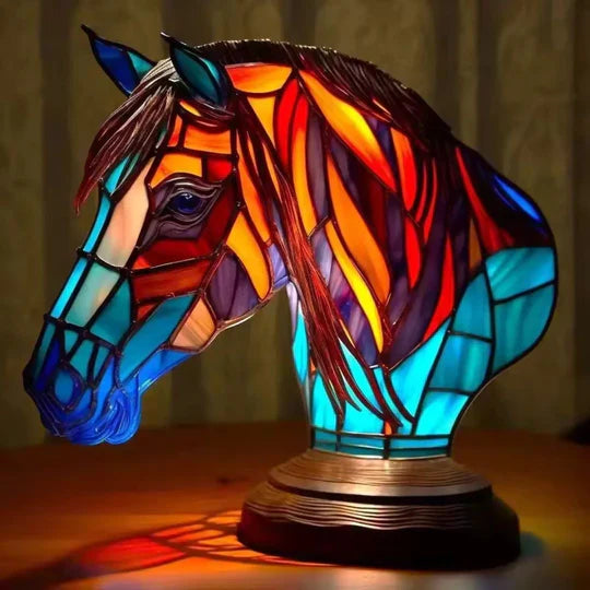 Light Horse - handmade lamp that makes hearts shine
