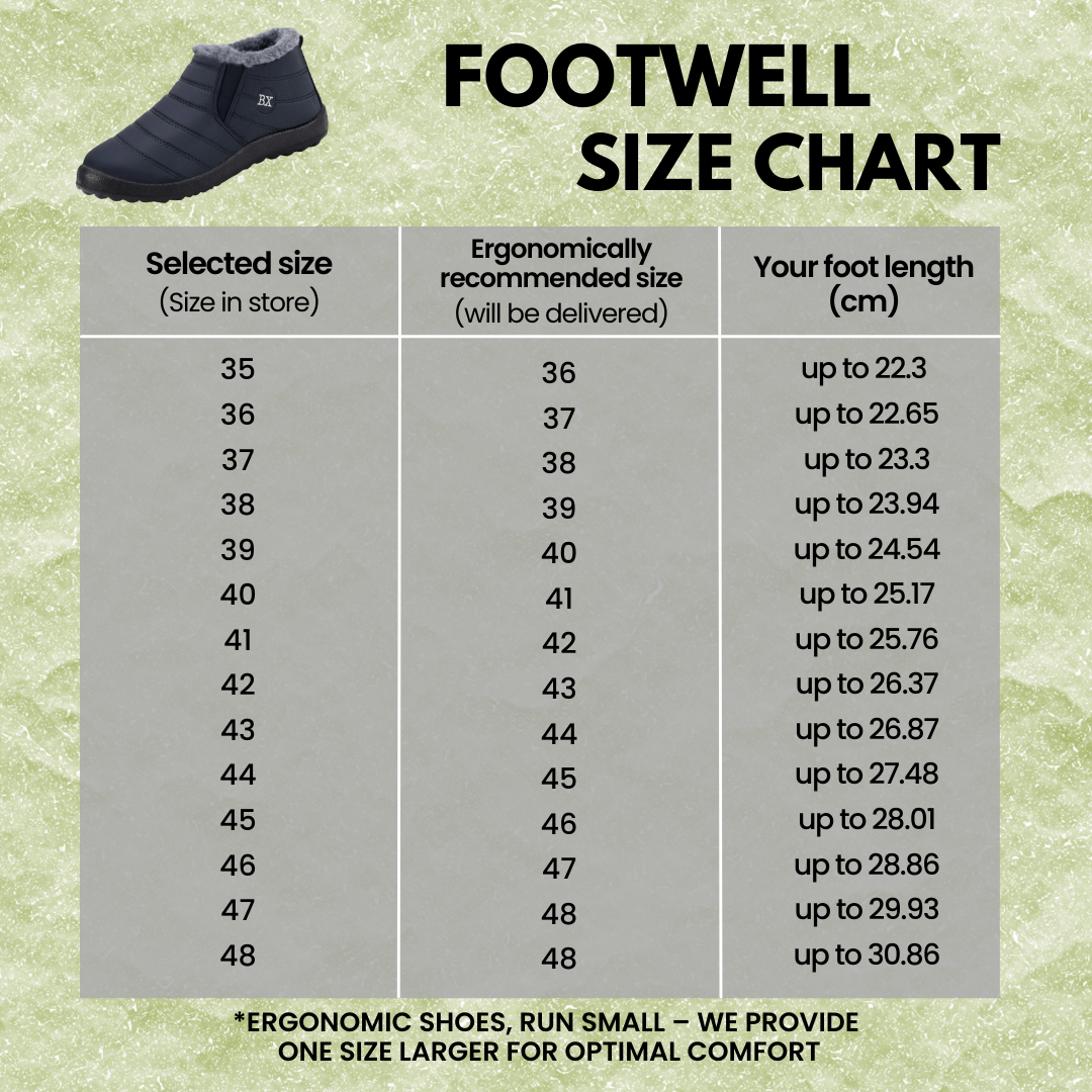 FootWell - Ergonomic & non-slip comfort winter boots