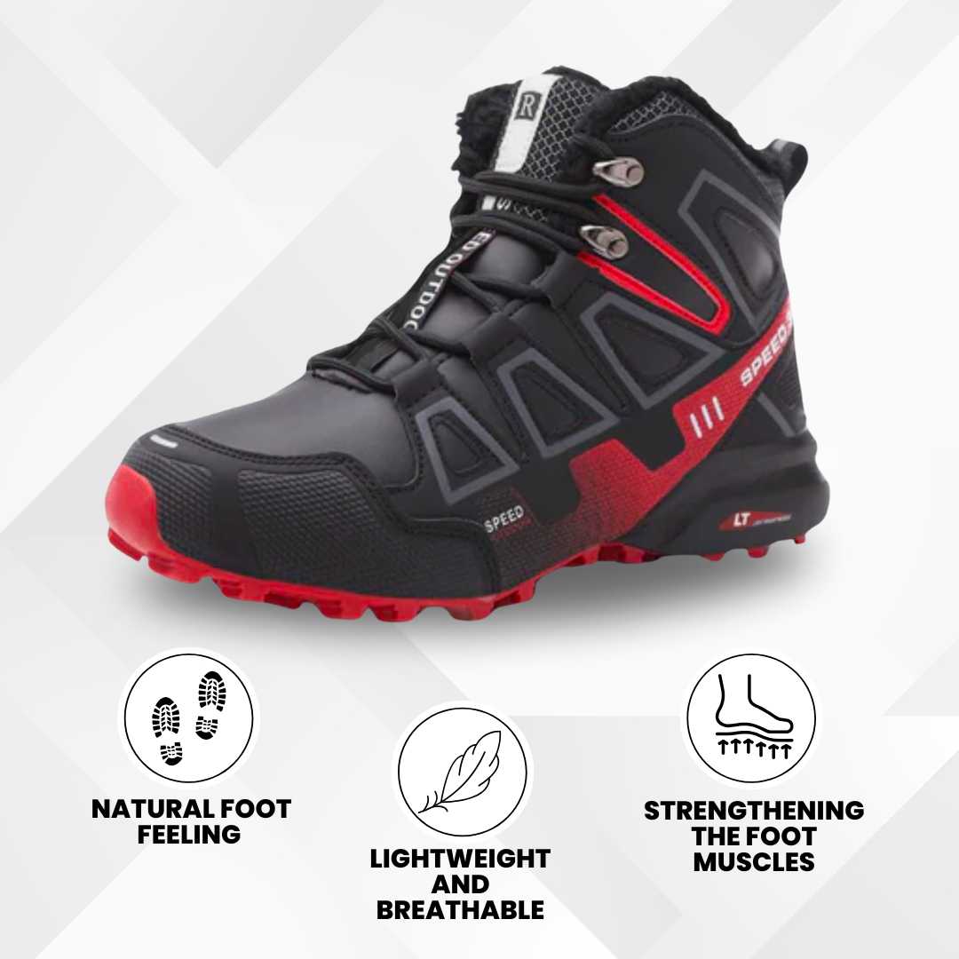 OrthoTrekking Pro - ergonomic pain-relieving trekking and hiking shoes for autumn and winter