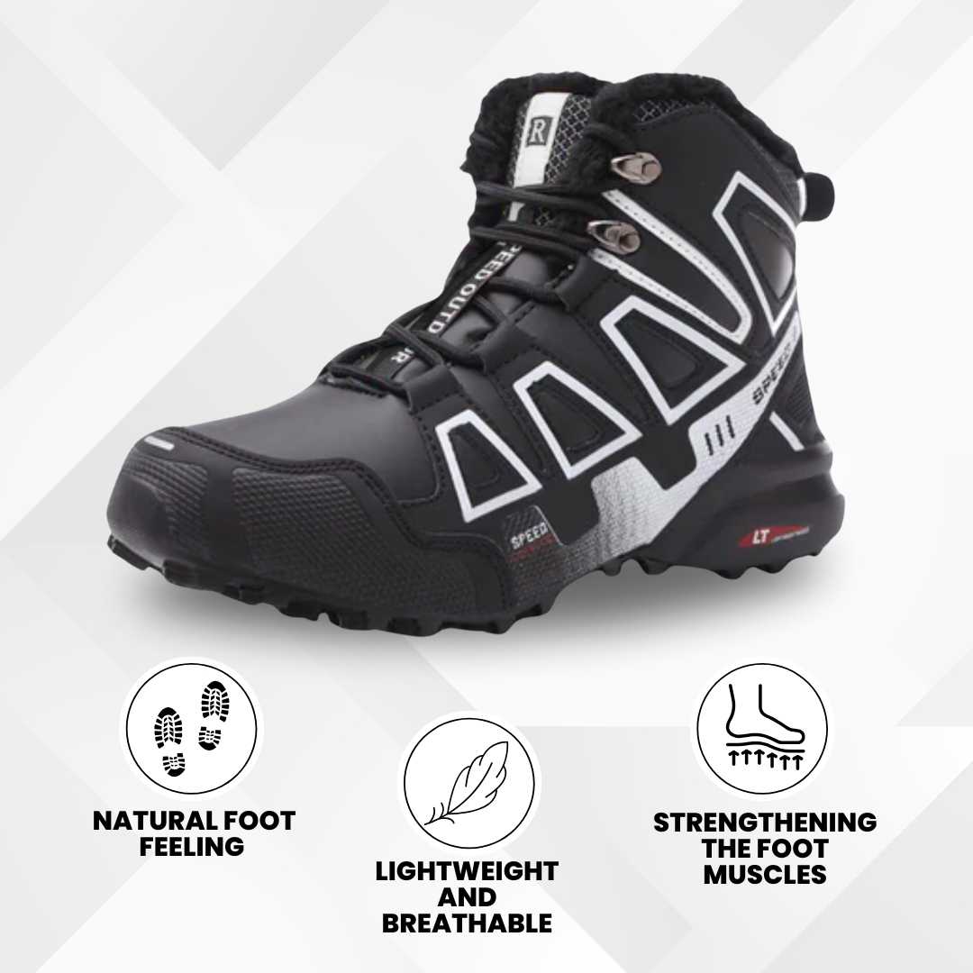 OrthoTrekking Pro - ergonomic pain-relieving trekking and hiking shoes for autumn and winter