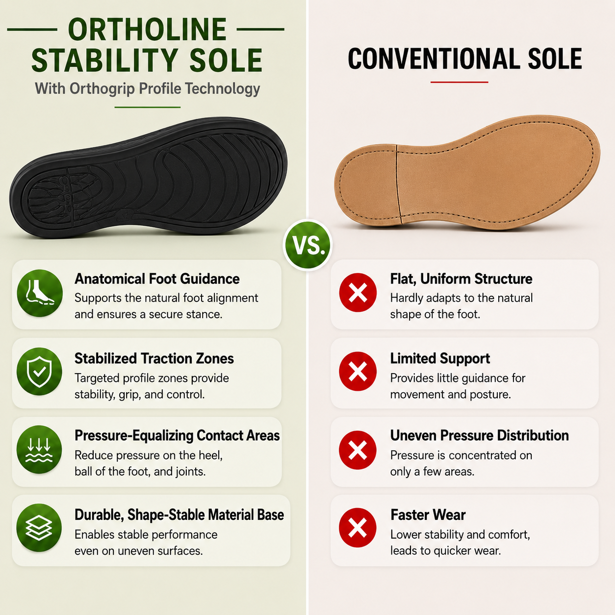 Ortholine — Pain-relieving comfort sandals | Non-slip & lightweight